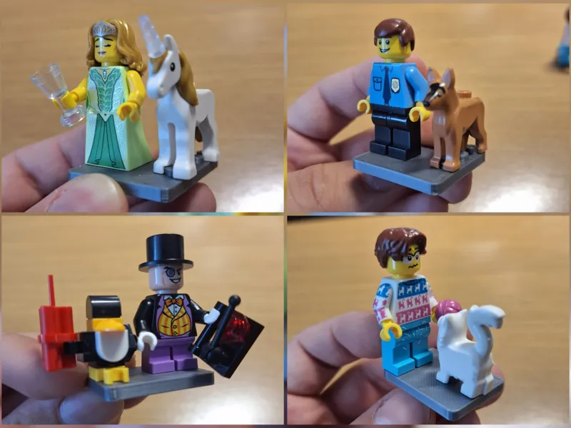 Custom Baseplates for Minifigures & Companions