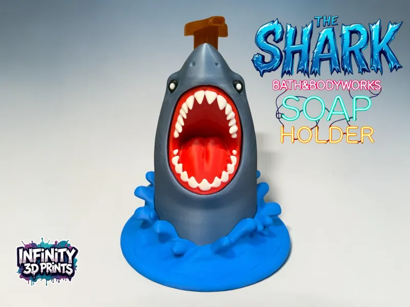 AMS - THE SHARK - BBW FOAMING SOAP HOLDER 