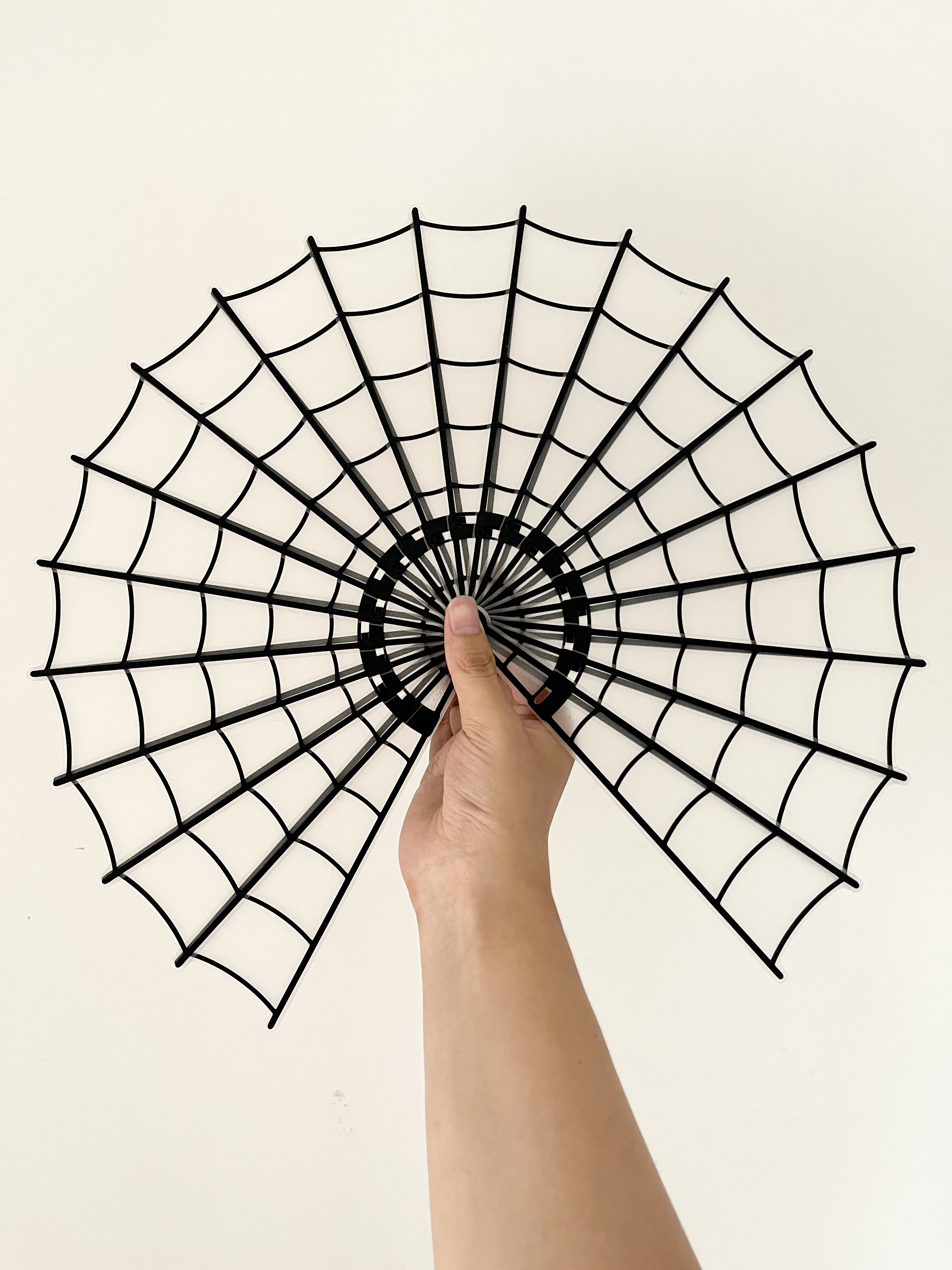 Spider Web Folding Fan - 1