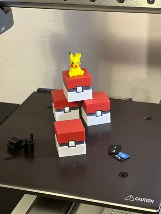 Pokebox - Square Pokéball Box Small Organizer 25mm