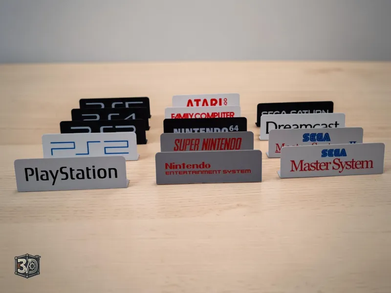 Console Labels – Desk Display