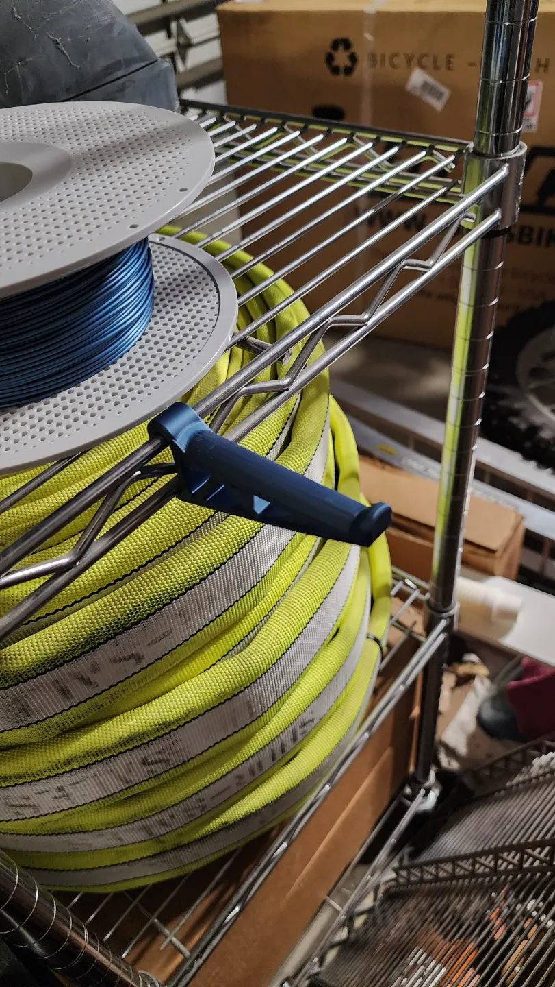 Wire Rack Spool Arm by YelTrik DesignsMakerWorld: Download Free 3D Models