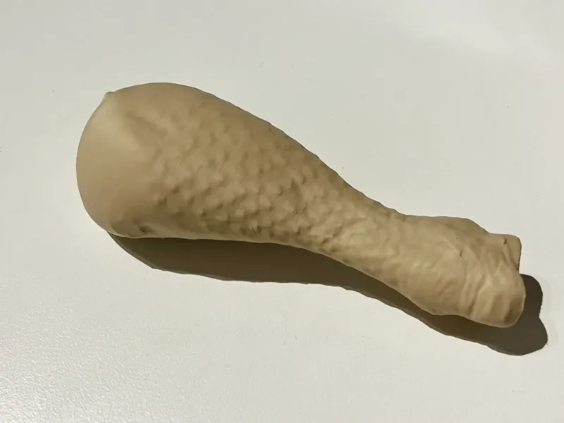 High detailed chicken leg // drumstick