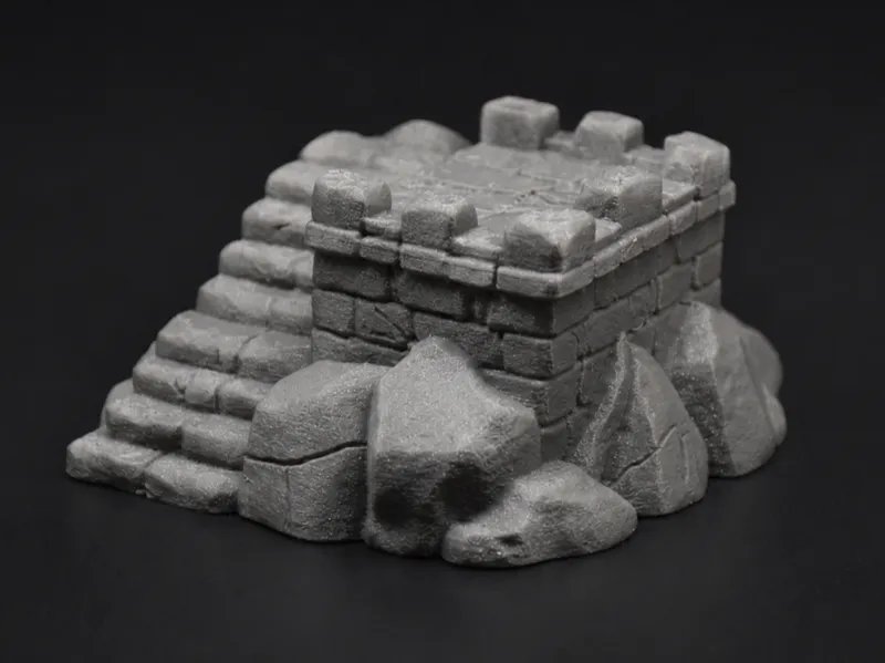 Stone Lookout Platform – DND Miniature Terrain