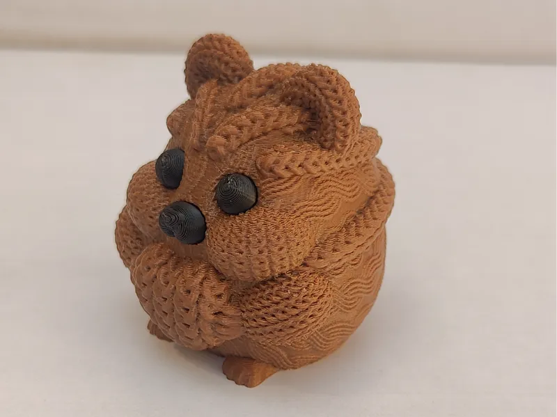 Knitted Hamster Cutie