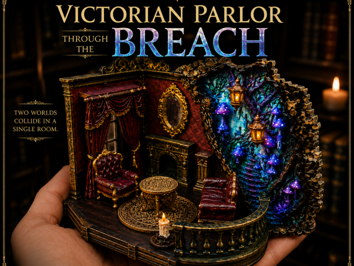 Victorian Parlor Through The Breach