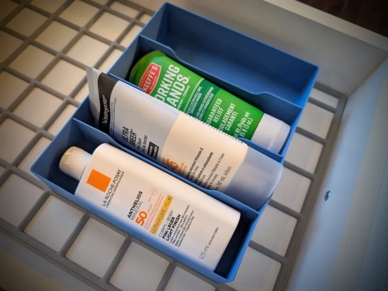 Gridfinity 4x5x7 - Bottle Tray