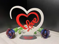 Heart with Name & Date