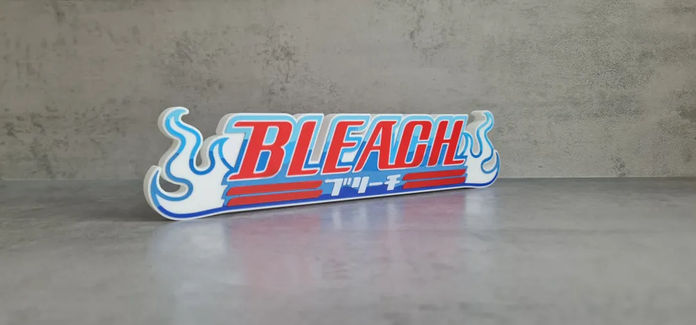 Bleach Logo / Sign - Free 3D Print Model - MakerWorld