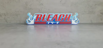 Bleach Logo / Sign - Free 3D Print Model - MakerWorld