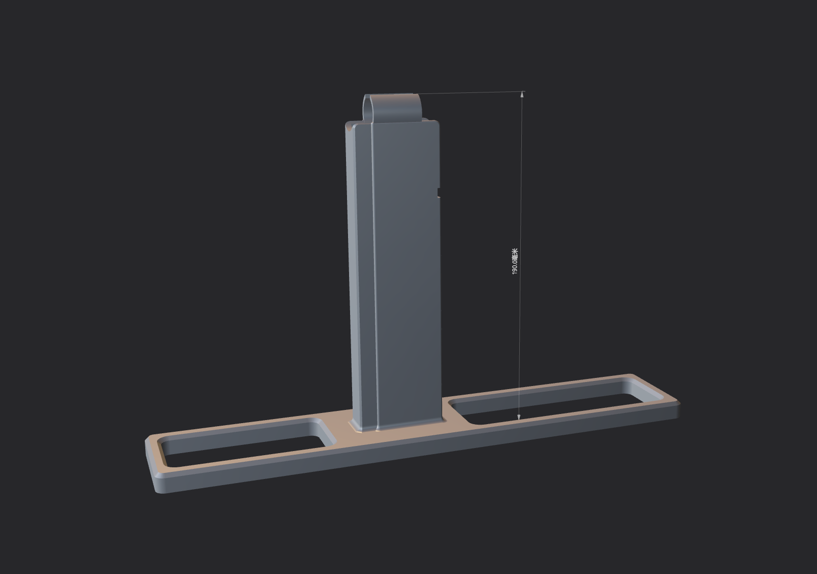 Miniatura 3 do modelo 3D 工匠直龙爪规格发射器展示支架