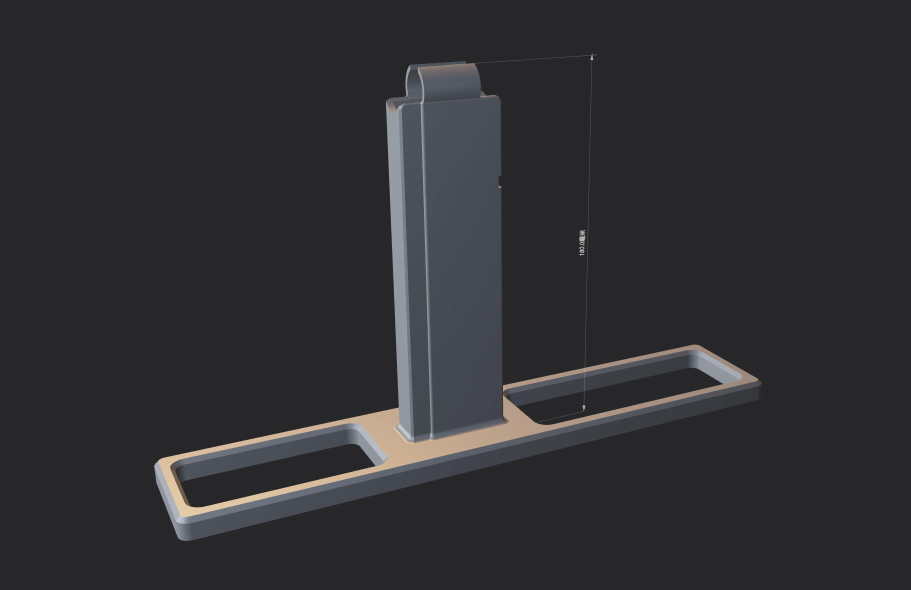 Miniatura 1 do modelo 3D 工匠直龙爪规格发射器展示支架