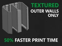 Textured Outer Walls Only, 0.16mm, 2 walls, 30% infill