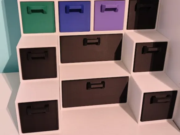 Stackable Boxes and Shelves