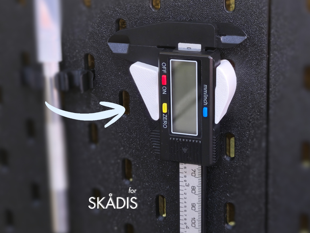 SKÅDIS Digital Caliper Holder | Pegboard Mount