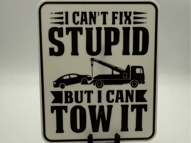 I Can't Fix Stupid But I Can Tow It