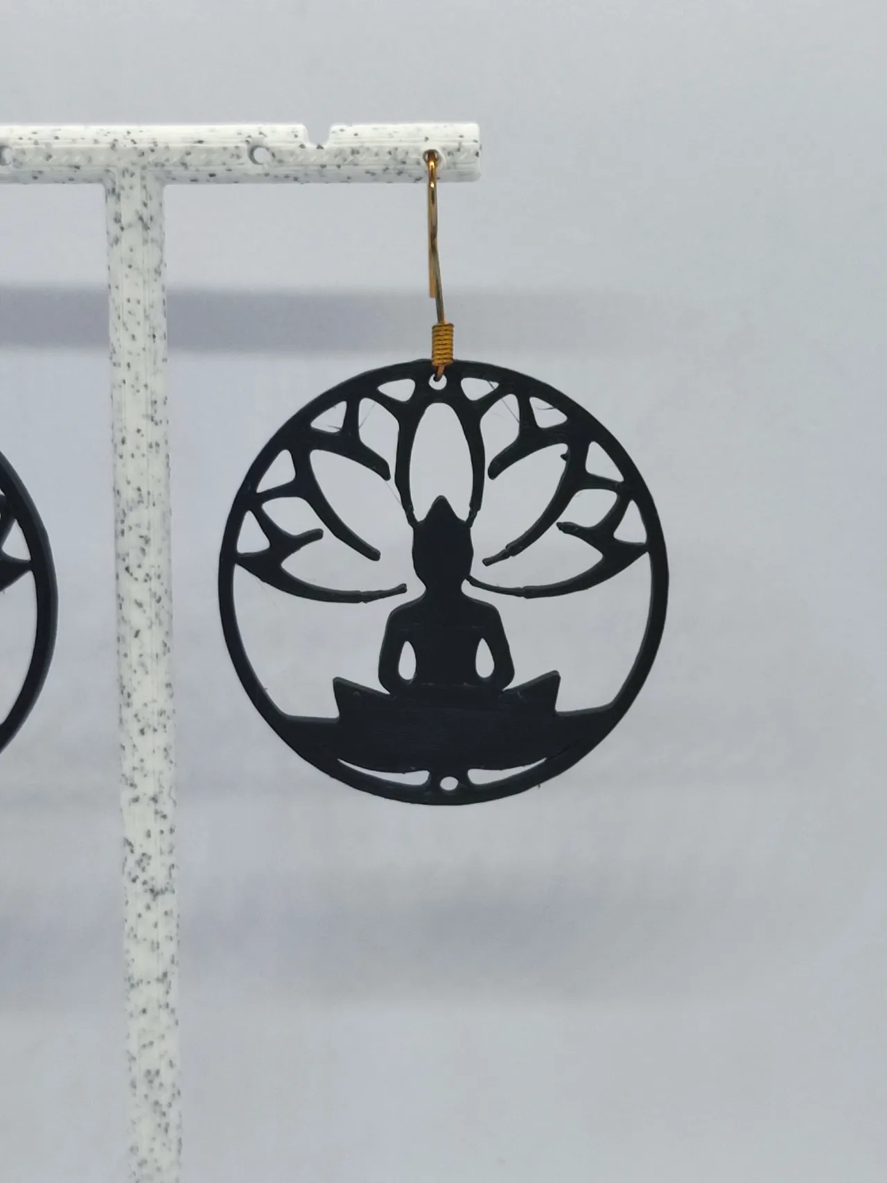 Aretes Buda en Flor view 4