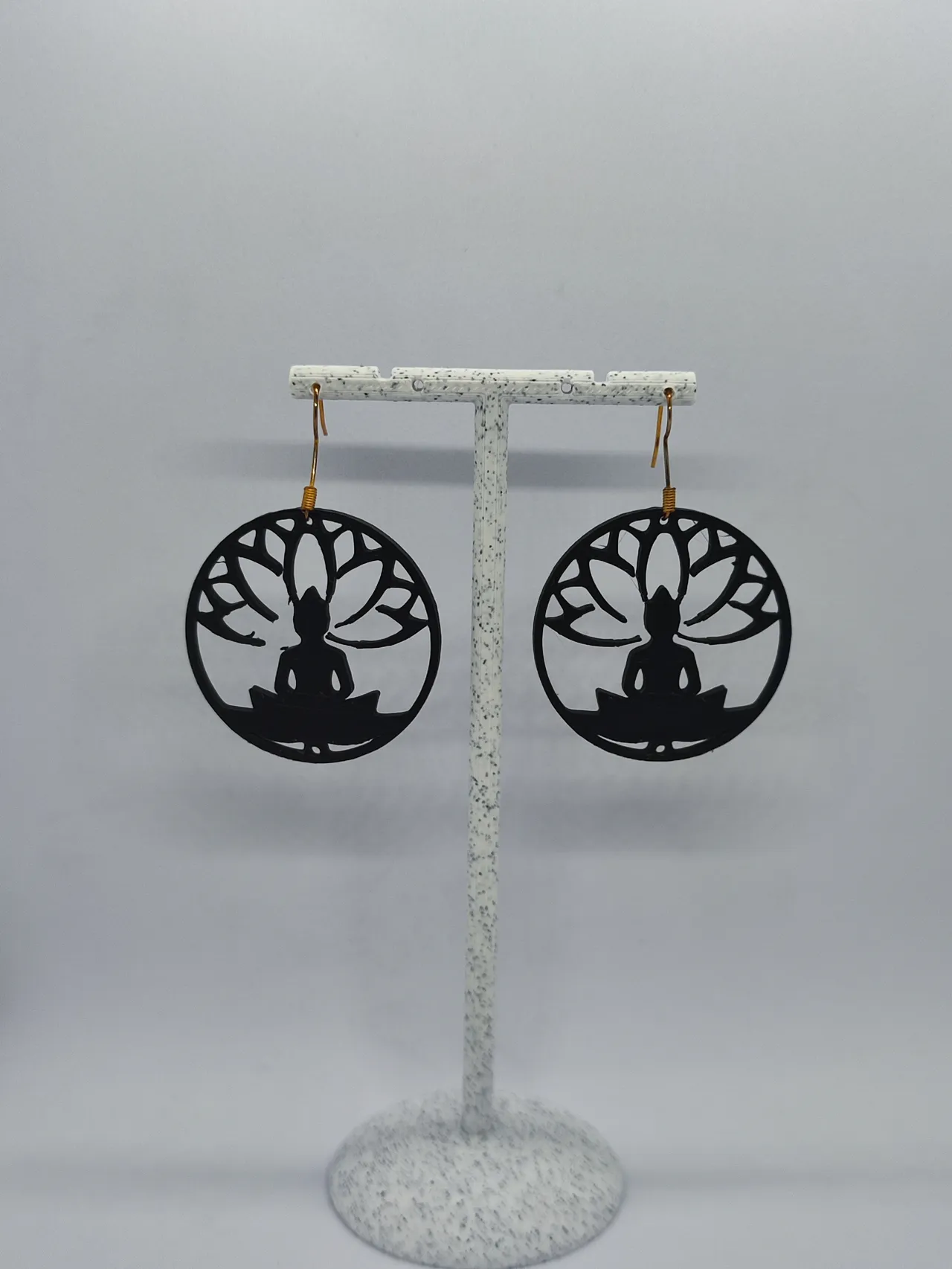 Aretes Buda en Flor view 2