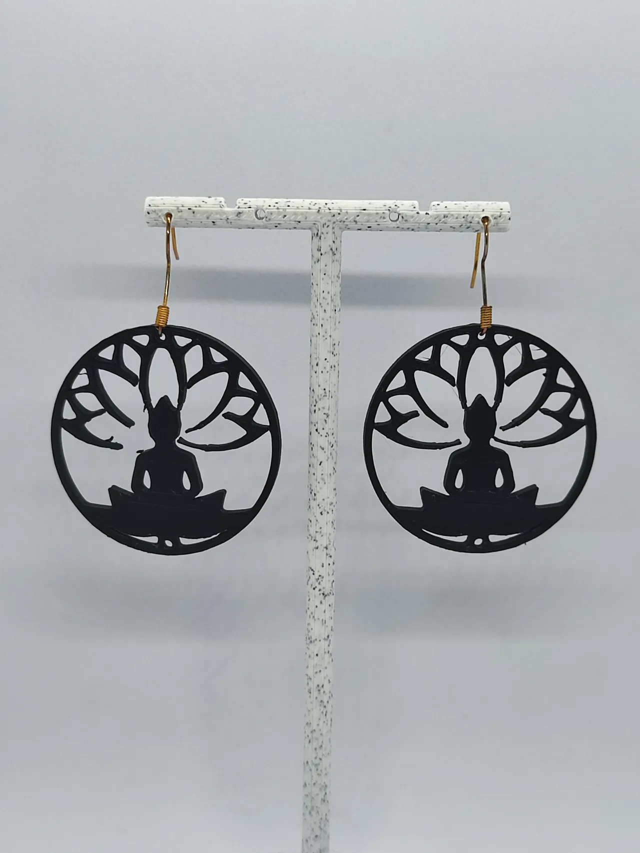 Aretes Buda en Flor view 3