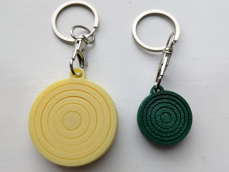 Rotating Rings Keyring / Toy