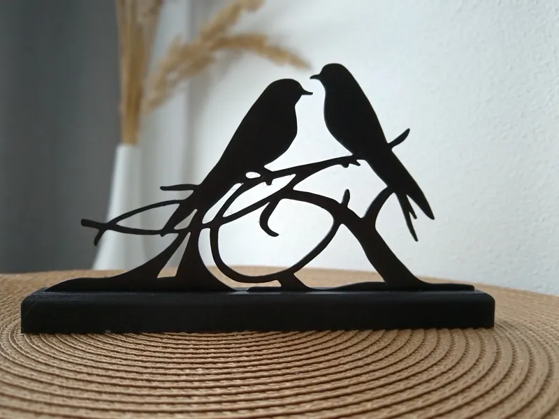 Decoration Birds in a stand
