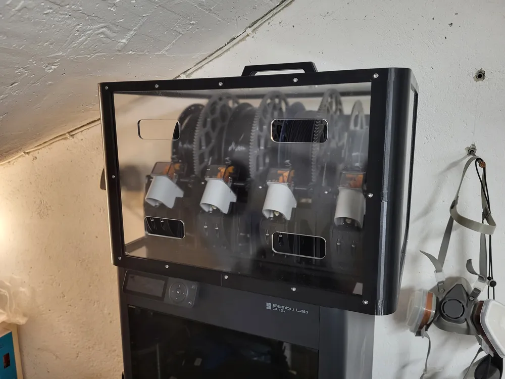 Python AMS - Enclosure for 4mm Acrylic Sheet - Free 3D Print Model ...
