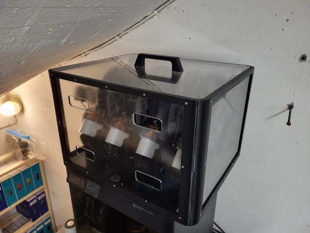 Python AMS - Enclosure for 4mm Acrylic Sheet - Free 3D Print Model ...
