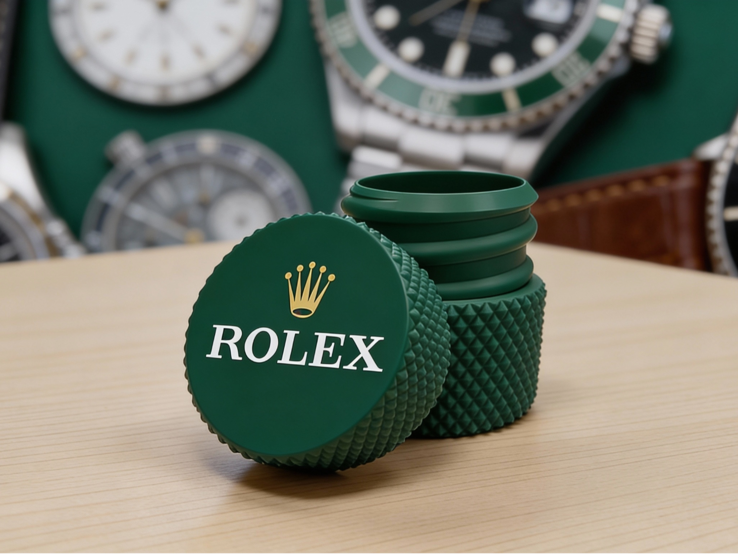 Rolex Threaded Container