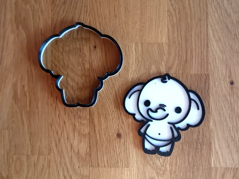 Baby Elephant - Cookie Cutter