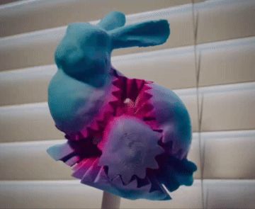 Motorized Geared Easter Style Bunny