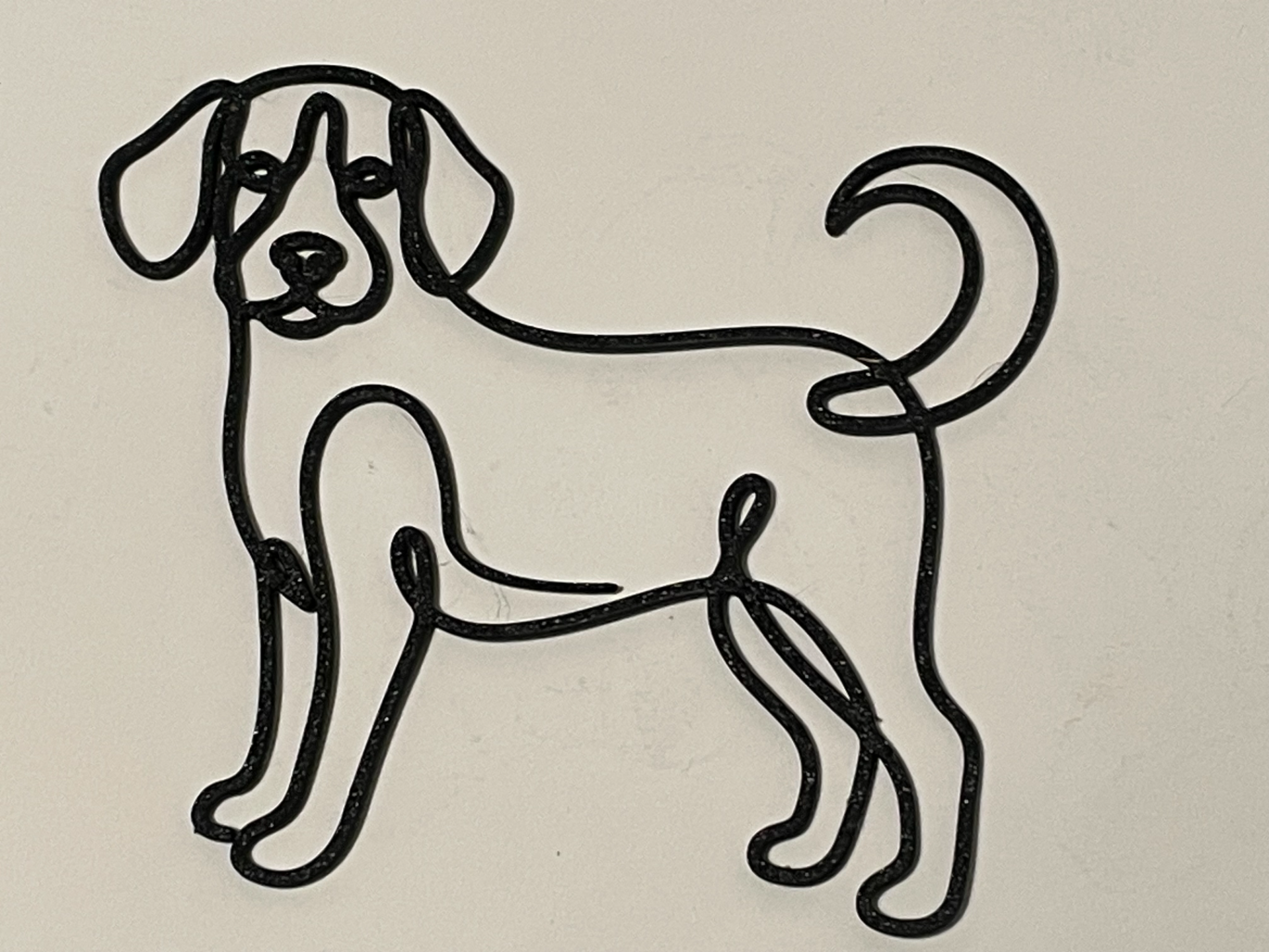 Line Art Dog Beagle By ClemiX