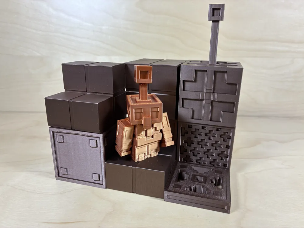 Mdf Block Copper Copper Blocks from Minecraft - Free 3D Print Model - MakerWorld
