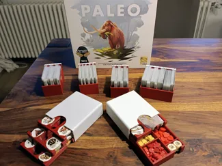 Paleo board game organizer + expansion + modules
