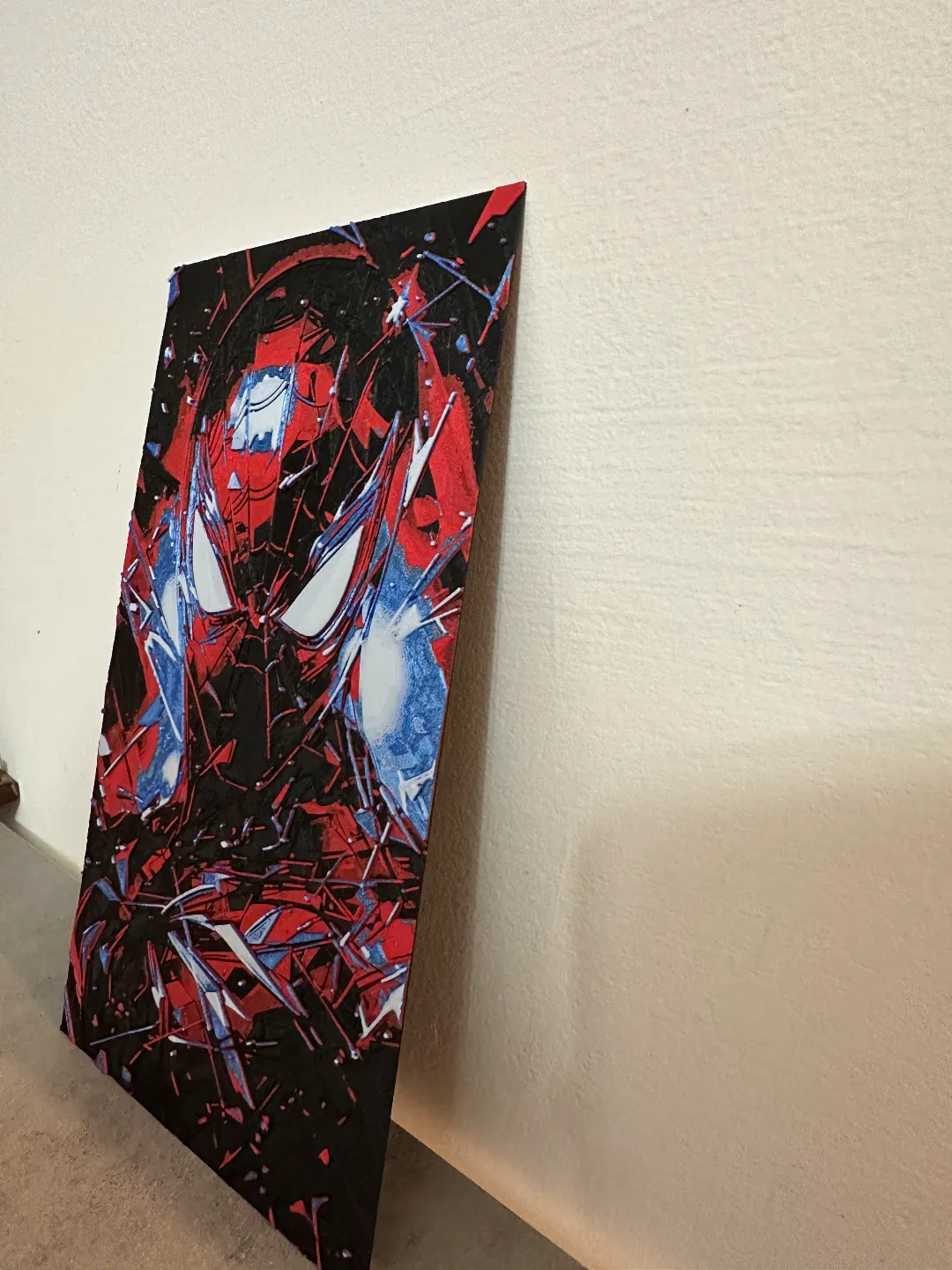 Spiderman hueforge painted final view 3