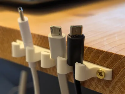 Cable holder for screws (no supports)