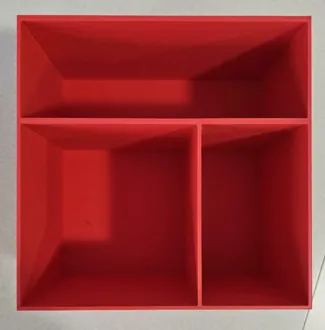 3 compartment organizer box