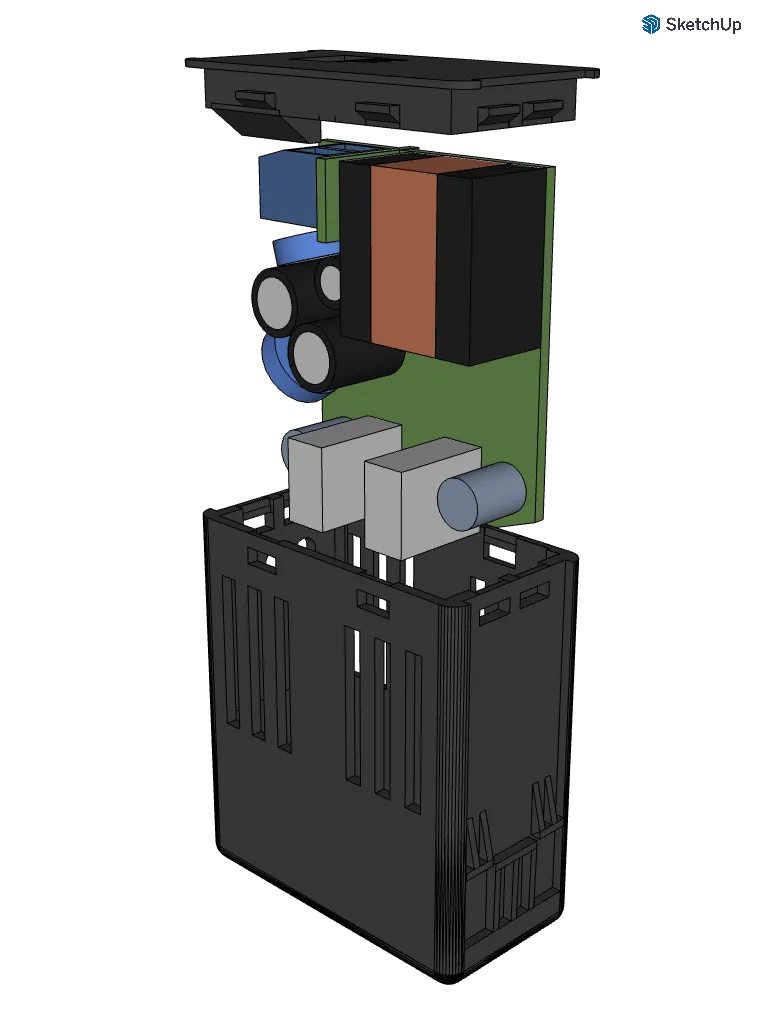 Usb lumitek LK40044-U2 + GEWISS SYSTEM GW21056