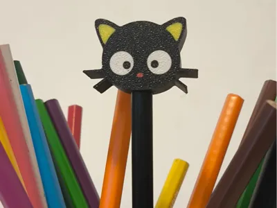 Hello Kitty Gang Chococat Straw or Pencil Topper
