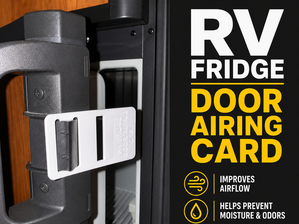 RV Fridge Door Airing Card (Dometic Compatible)