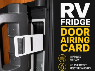 RV Fridge Door Airing Card (Dometic Compatible)