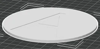 Coaster With First Inital A