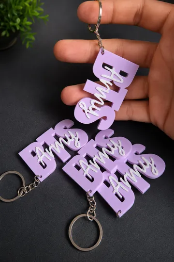 Llavero: BTS keychain — vista de referencia 2
