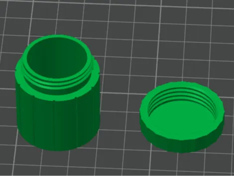generic 3d printed container 