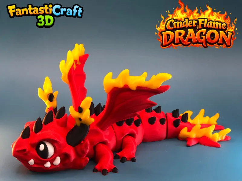 CinderFlame Flexi Dragon