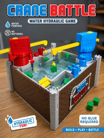 Modelo para impresión 3D: Crane Battle – Water Hydraulic Game — vista de referencia 2