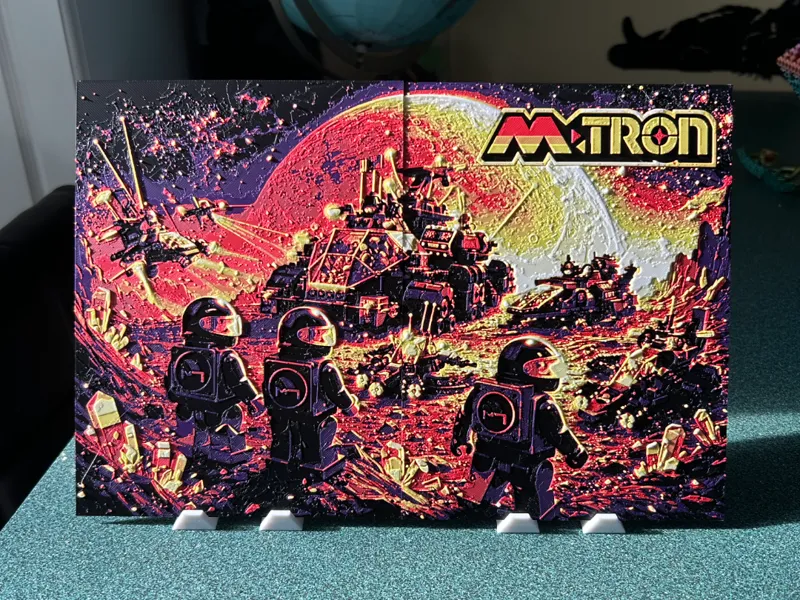 M-TRON Themed XL Hueforge (300x200)