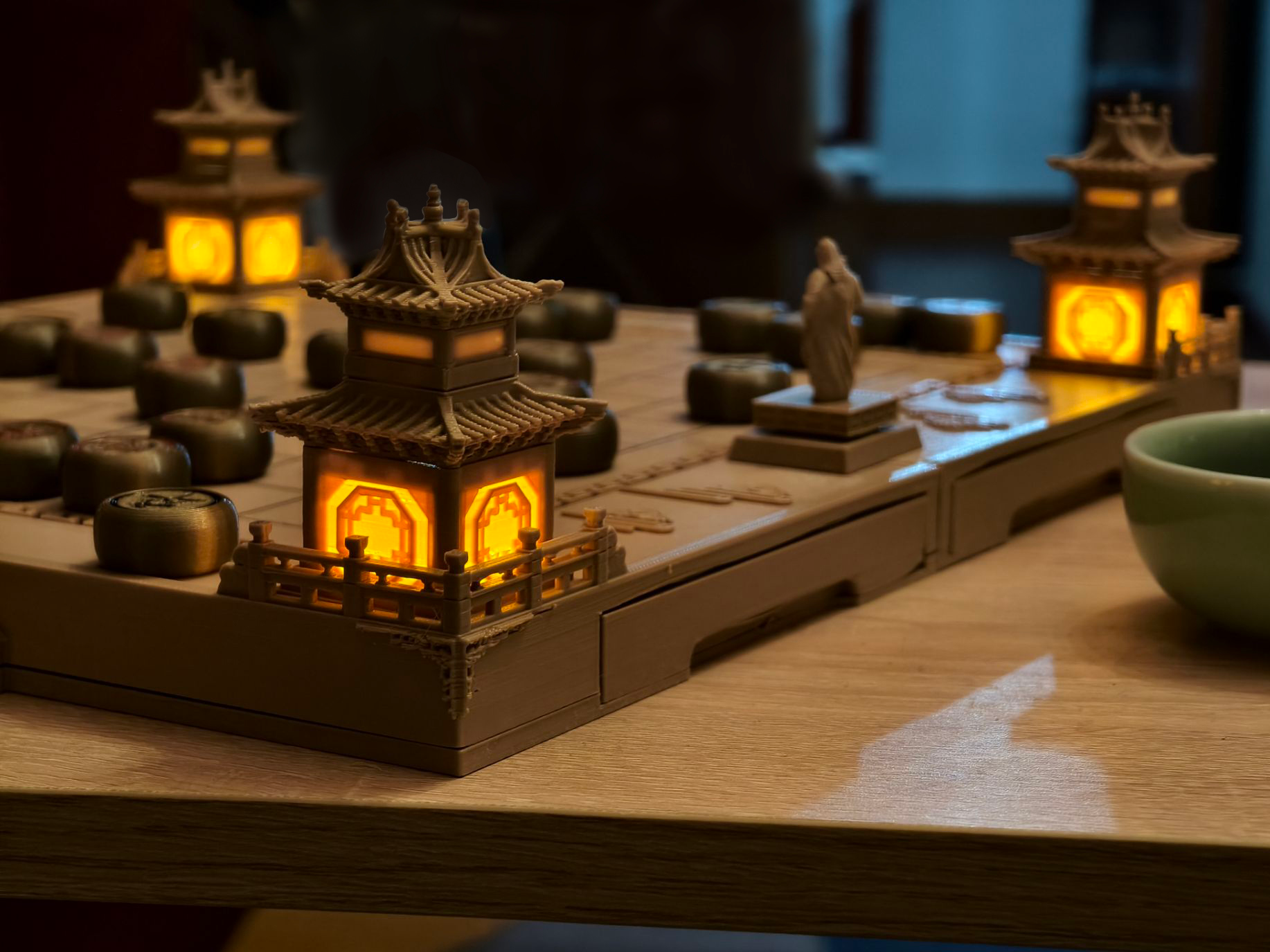 Miniatura 1 do modelo 3D 中国象棋-角楼灯棋