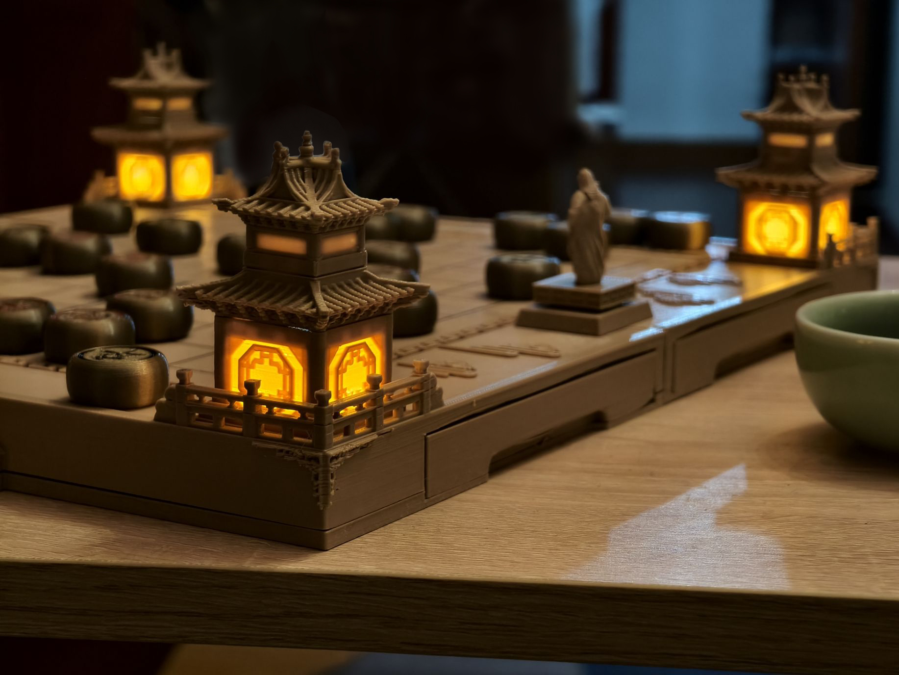 Miniatura 2 do modelo 3D 中国象棋-角楼灯棋