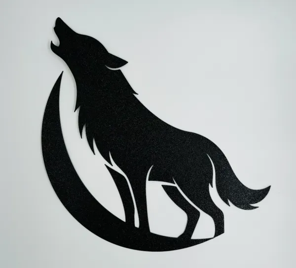 Tableau mural loup
