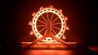 Grande roue de Tianjin lumineuse et rotative — photo 9
